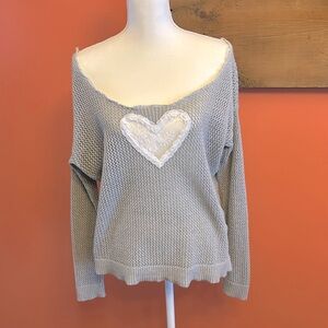 Upcycled Off-the-shoulder Sweater